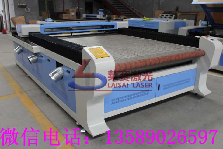 激光裁剪机厂家济南莱赛专业生产布料自动送料切割机